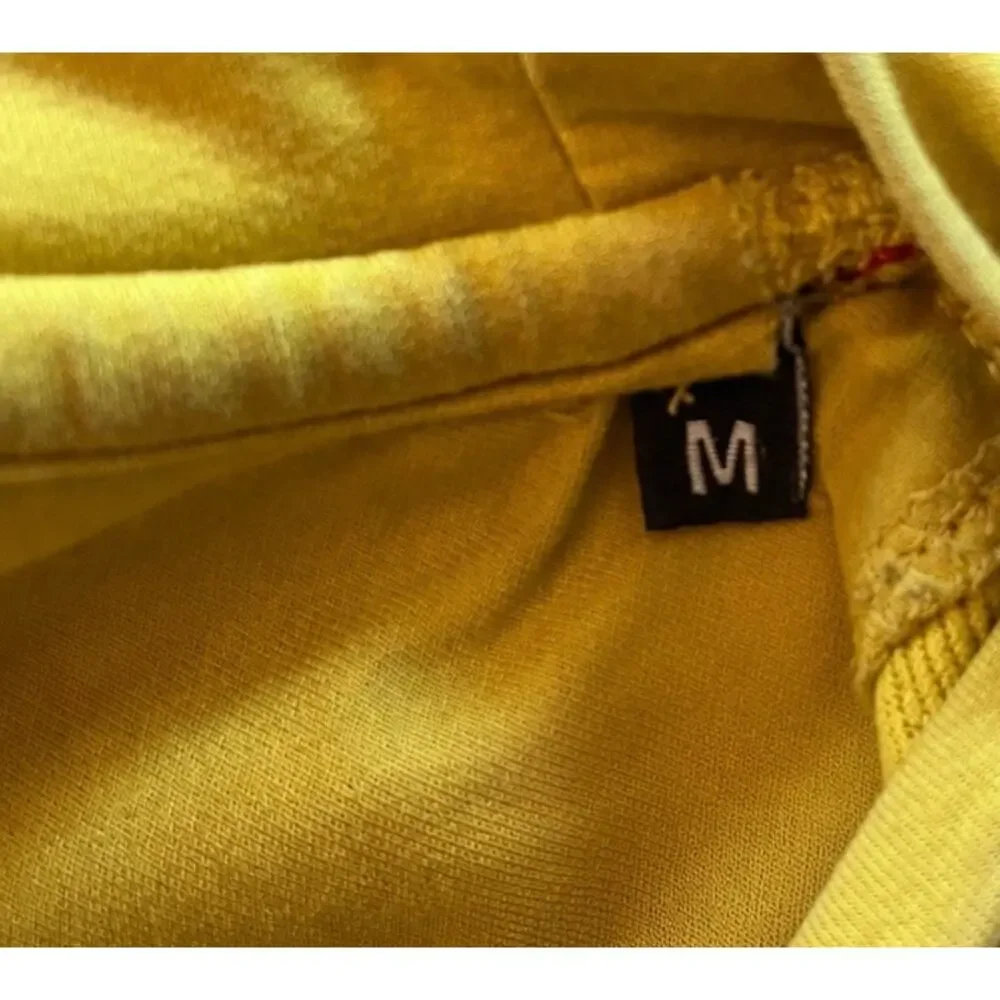 Gucci x adidas 2022 Trefoil Logo Heavy Long Sleeve T-Shirt Yellow Web Stripe M
